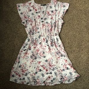 Spring Floral Fit-and-Flare Dress